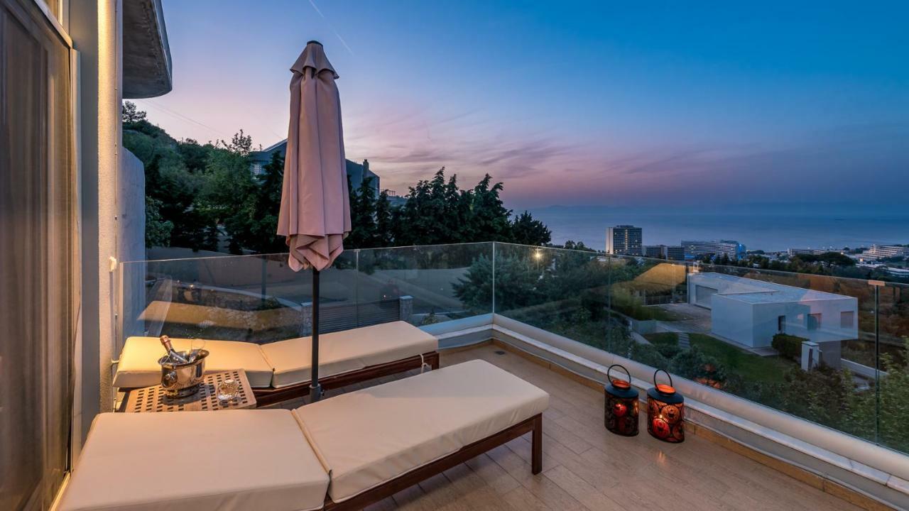 דירות איקסיה Flyviewflatsgold Privatehottub With Seaview מראה חיצוני תמונה